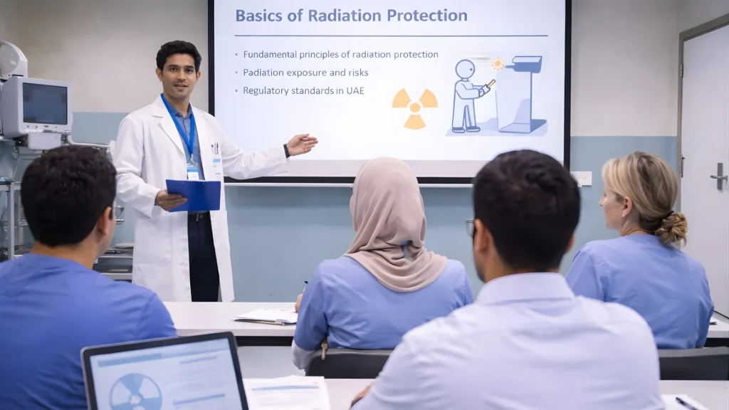 radiation protection officer course curriculum UAE